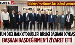 TÖHÖB Başkanından, Başkan Başdeğirmen’e ziyaret