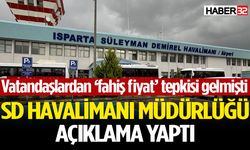 SD Havalimanı Müdürlüğünden ‘servis ücreti’ açıklaması