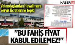 Vatandaşlardan Havalimanı Servis Ücretlerine Tepki