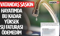 Vatandaşı Şoke Eden Su Faturası