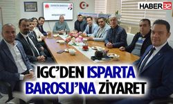 IGC’den Isparta Barosu’na ziyaret