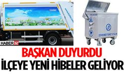 100 Adet Çöp Konteynırı Hibe Edildi