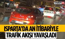 Isparta'da Trafik Durma Noktasına Geldi