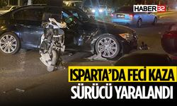 Otomobil İle Motosiklet Çarpıştı 1 Yaralı