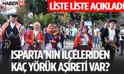 Isparta'da Hangi Yörükler Var?