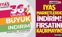 Iyaş Marketlerde 36 Üründe Büyük İndirim!