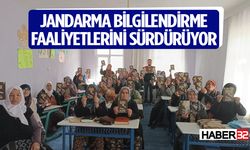 Jandarma bilgilendirme faaliyetlerini sürdürüyor