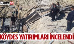 Kaymakam Çimşit KÖYDES yatırımlarını incelendi