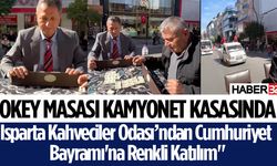 Isparta Kahveciler Odası’ndan 29 Ekim Geçit Törenine İlginç Konsept