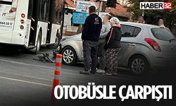 Isparta'da Otomobil ve Otobüs Çarpıştı