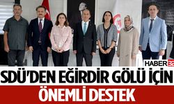 SDÜ'den Eğirdir Gölü İçin Önemli Destek