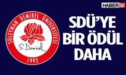 SDÜ’ye Enerji ve Tabii Kaynaklar Bakanlığı’ndan ödül