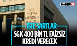 SGK’dan 400 Bin TL Faizsiz Kredi Fırsatı!