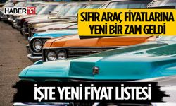 Sıfır Araç Fiyatları Arttı İşte Zamlı Liste