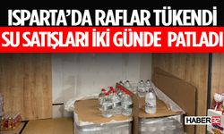 Isparta'da Su Satışlarında Artış Görülüyor