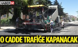 Sürücüler dikkat! O cadde trafiğe kapalı olacak