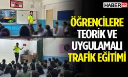 Öğrencilere teorik ve uygulamalı trafik eğitimi