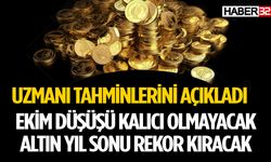 Altın İçin Yıl Sonu Tahminlerini Açıkladı