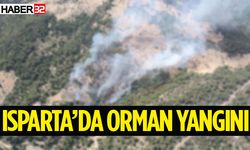 Isparta’da orman yangını