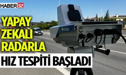 Yapay zekalı radarla hız tespiti başladı