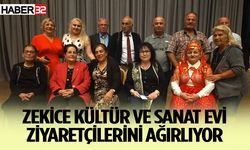 Zekice Kültür Ve Sanat Evi Ziyaretçilerini Ağırlıyor