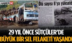 Sütçüler’de 24 Yıl Önce Sel Felaketi Yaşandı