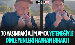 70 Yaşındaki Çoban, Islıkla Çaldığı Şarkılarla Gündemde