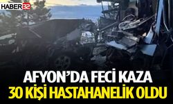 Afyonkarahisar’da Zincirleme Kaza: 30 Yaralı