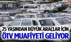 25 yaşından büyük araçlar için hurda teşviki teklifi