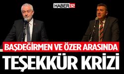 Başdeğirmen ve Özer arasında teşekkür krizi…