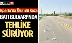 Isparta’da o yolda tehlike sürüyor