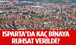 Isparta’da kaç binaya ruhsat verildi?