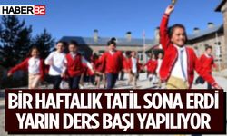 Ara Tatil Sona Eriyor: Okullar Yeniden Açılıyor