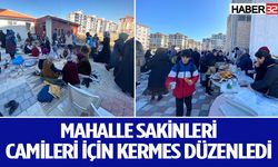 Mahalle sakinleri Camileri için kermes düzenledi