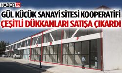 Gül Küçük Sanayi Sitesi Çeşitli Dükkanları Satışa Çıkardı