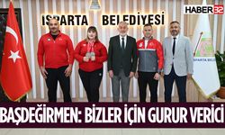 Başkan Başdeğirmen, Fatmagül Çevik'i tebrik etti