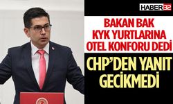 Bakan Bak'a CHP'den yanıt gecikmedi