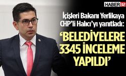 Halıcı: Bu 3345 incelemenin kaçı AKP ve MHP’li belediye?