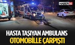 Isparta'da Ambulans İle Otomobil Çarpıştı