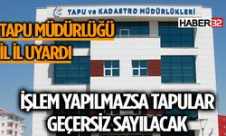 Tapu İşlemlerinde Yeni Zorunluluk Başlıyor