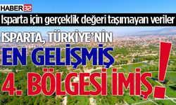 Isparta, Türkiye’nin en gelişmiş 4. Bölgesi imiş!