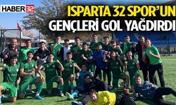 Isparta 32 Spor’un gençleri gol yağdırdı