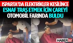 Elektrikler Kesilince Çareyi Arabanın Farında Buldu