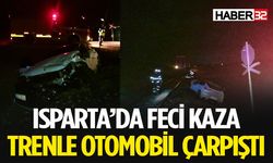 Otomobil İle Yük Treni Çarpıştı