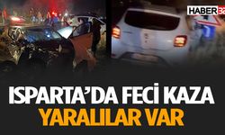 Isparta Eğirdir Yolunda Dehşet Kaza