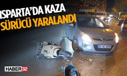 Isparta’da Motosiklet ile Otomobil Çarpıştı: 1 Yaralı