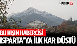 Isparta'da İlk Kar Dağlara Düştü