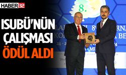 ISUBÜ'nün Akademik Çalışması Ödül Aldı