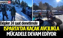 Isparta'da kaçak avcılıkla mücadele devam ediyor