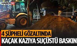 Isparta’da Kaçak Kazı Operasyonu: 4 Şüpheli Gözaltında